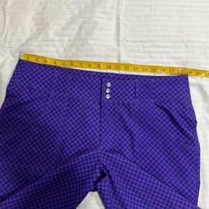 EUC Jofit purple black golf pants